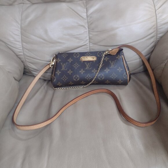 💯% Authentic Louis Vuitton Eva monogram Canvas Crossbody💫 bag - Picture 15 of 15